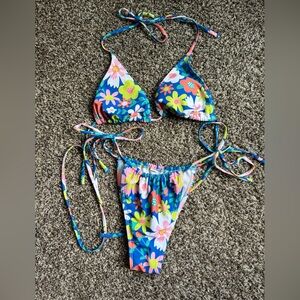 Floral Print Bikini Set